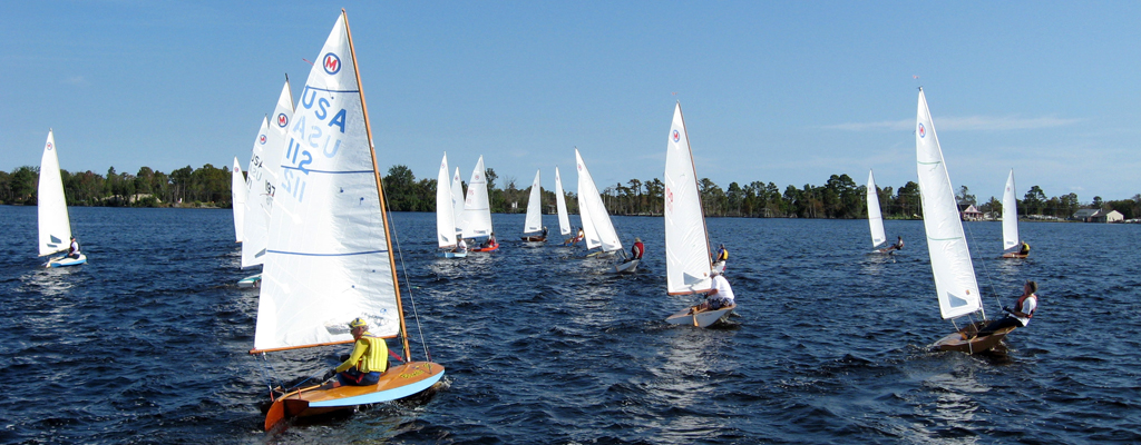 Moth Boats Dot Elizabeth City’s Pasquotank River in October